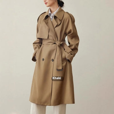 New Mid-length Trench Coat For Women