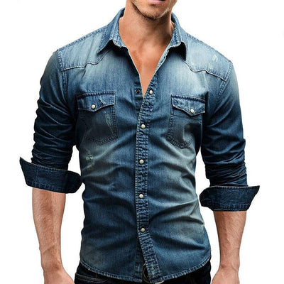 Men Shirt Brand Male Long Sleeve Shirts Casual