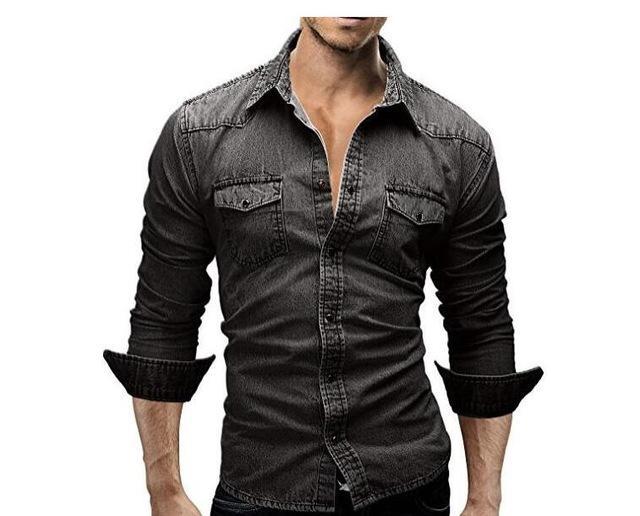 Men Shirt Brand Male Long Sleeve Shirts Casual