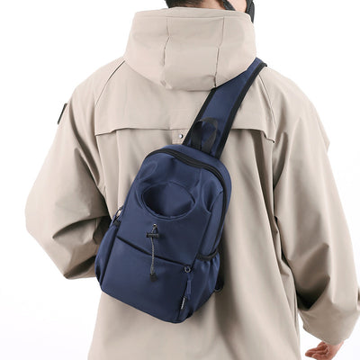 Men's Oxford Cloth Splash-proof Shoulder Crossbody Chest Bag