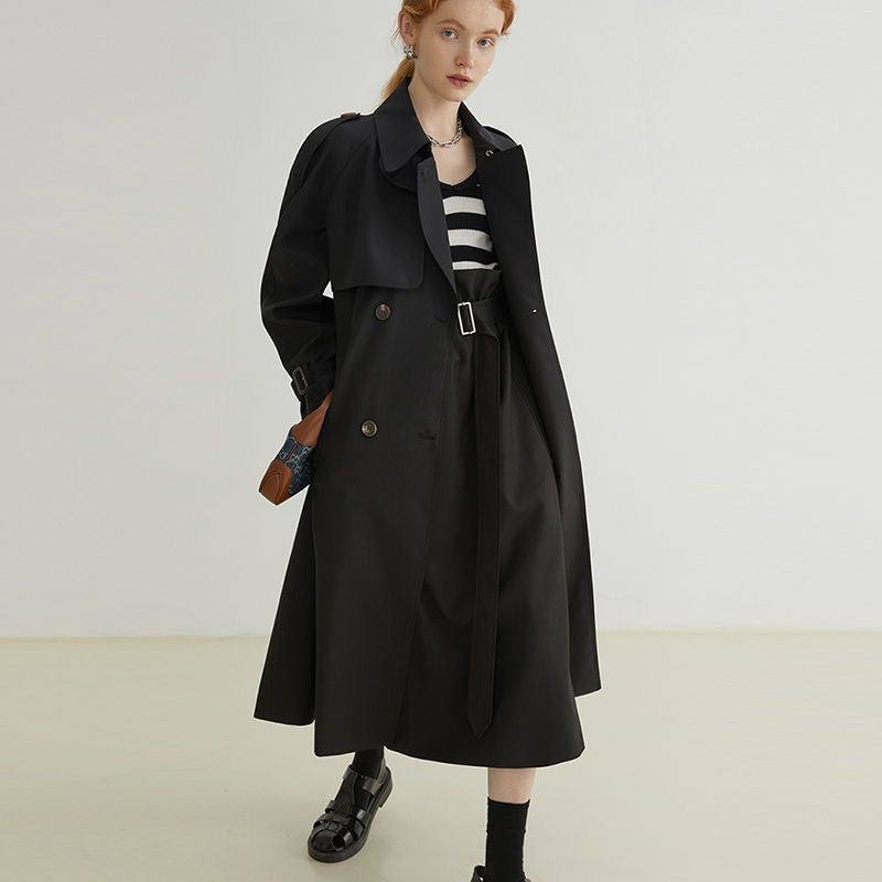 New Mid-length Trench Coat For Women