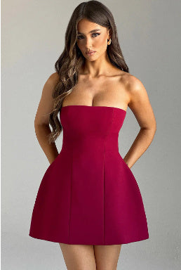 Tube Backless Slim Short Dresses