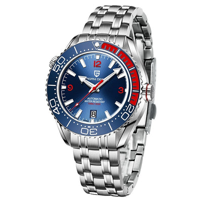 Fashion Rotatable Digital Watch Bezel Luminous Men's Mechanical Watch