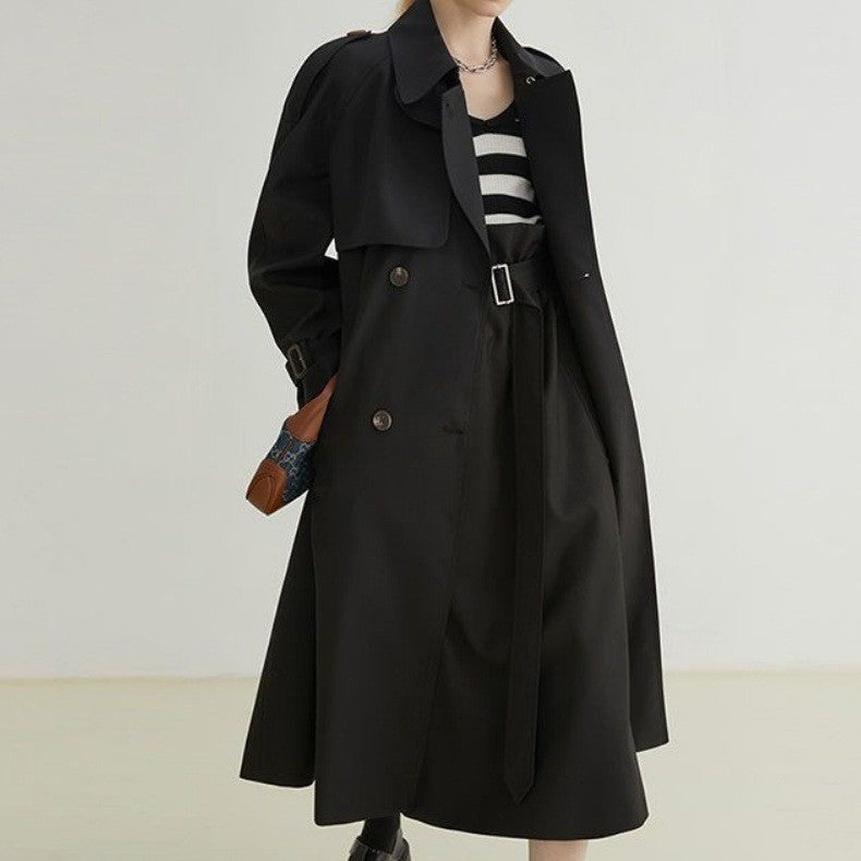 New Mid-length Trench Coat For Women