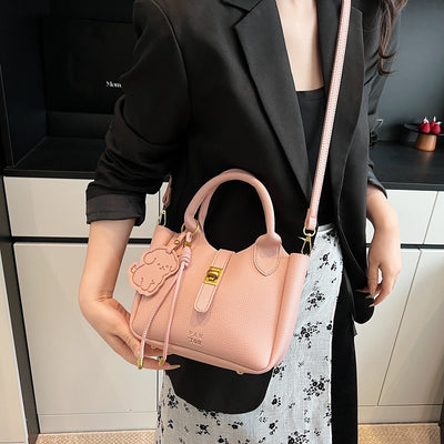 Fashion Portable Messenger Bag Leisure Bucket Bag