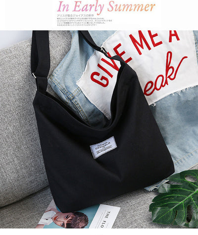 Korean Style Letter Shoulder Class Bag