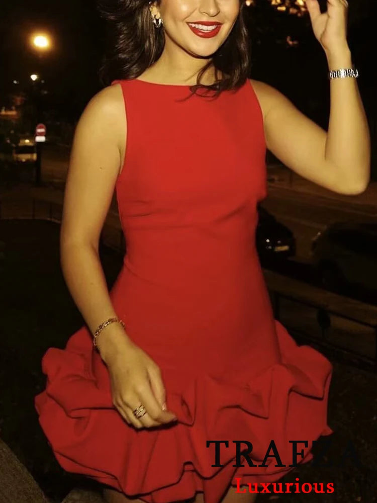 Sexy Chic Red Women Dress