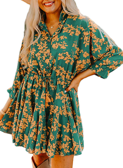 Women's Fashion Loose Cool Printing Dress