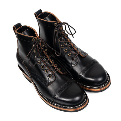 Tooling First Layer Cowhide Fall Winter Men Genuine Leather Boots