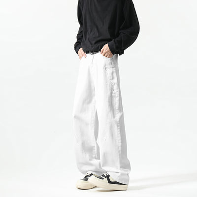 New Men's Matchet Pants Stitching Three-dimensional Design Trousers