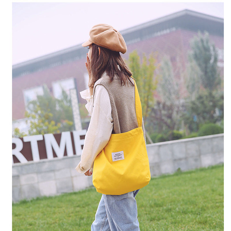 Korean Style Letter Shoulder Class Bag