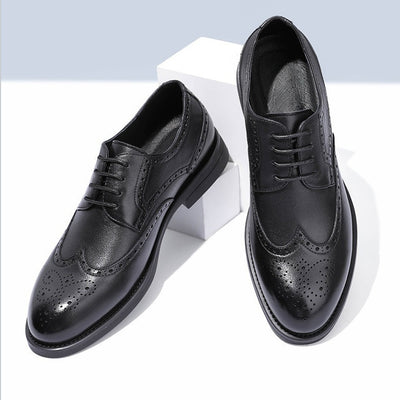 Fashion New Brogue Leather Shoes Men