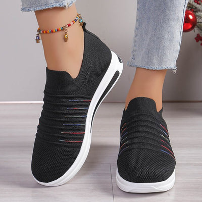 Plus Size Mesh Casual Pumps Flyknit