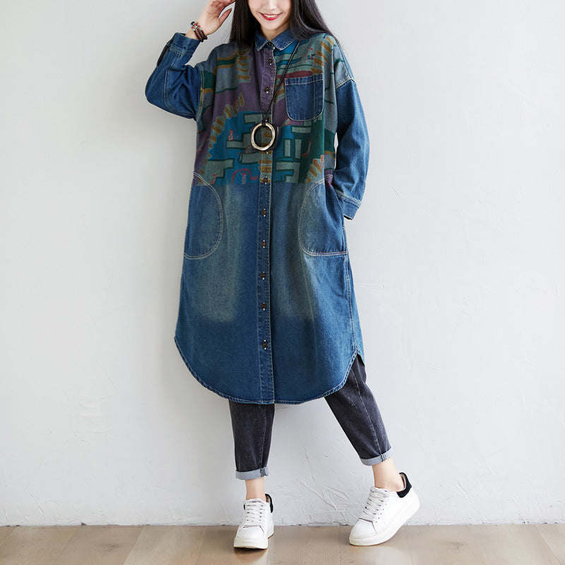 Women's Fashion Wash Vintage Denim Jacket