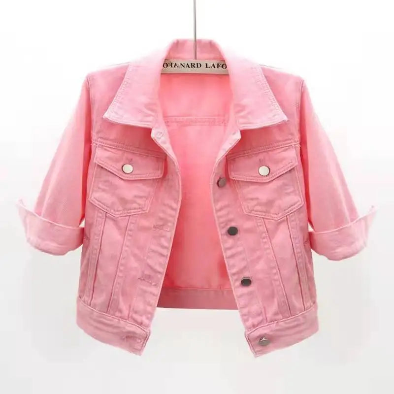 Women Denim Jacket Spring Tops