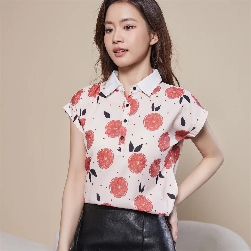 Women Spring Summer Blouses Tops