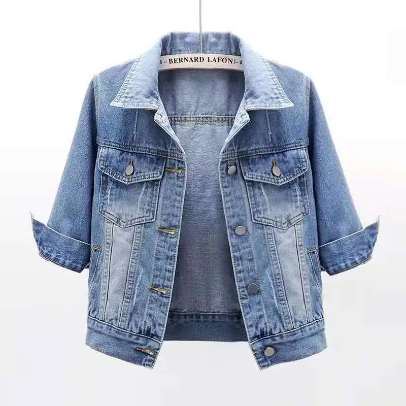 Women Denim Jacket Spring Tops