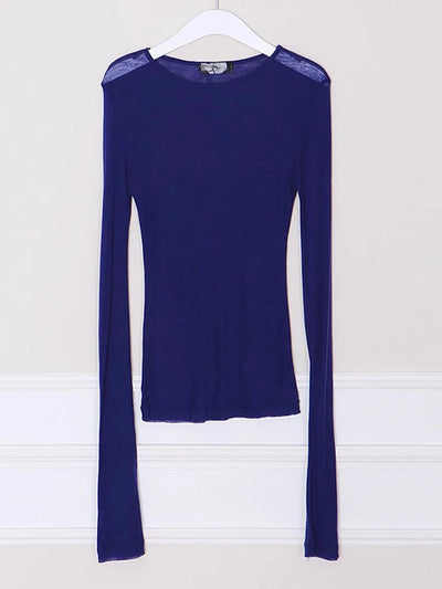 Ladies Long Sleeve Slim Top