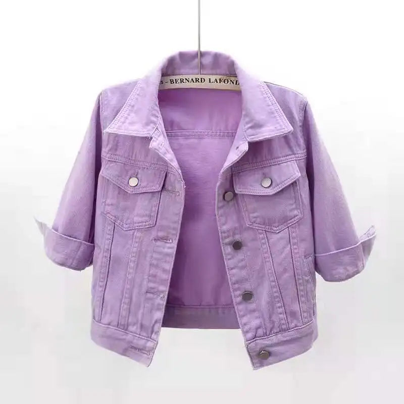 Women Denim Jacket Spring Tops