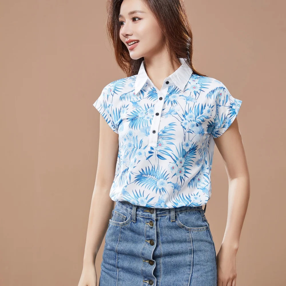 Women Spring Summer Blouses Tops