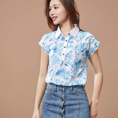 Women Spring Summer Blouses Tops