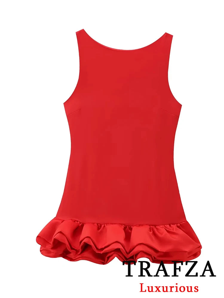 Sexy Chic Red Women Dress