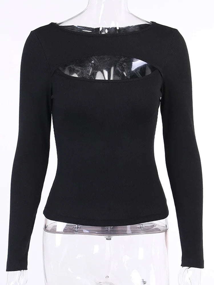 Women Solid Long Sleeve Tops