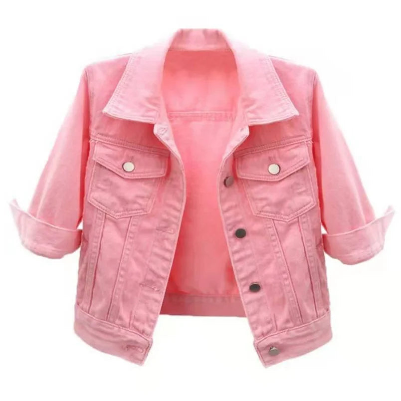 Women Denim Jacket Spring Tops