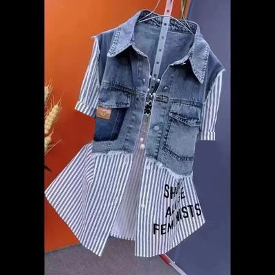 Women Denim Jacket Tops