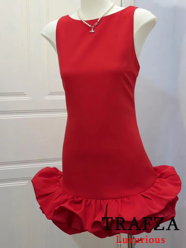 Sexy Chic Red Women Dress