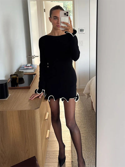 New Knitted Mini Dress