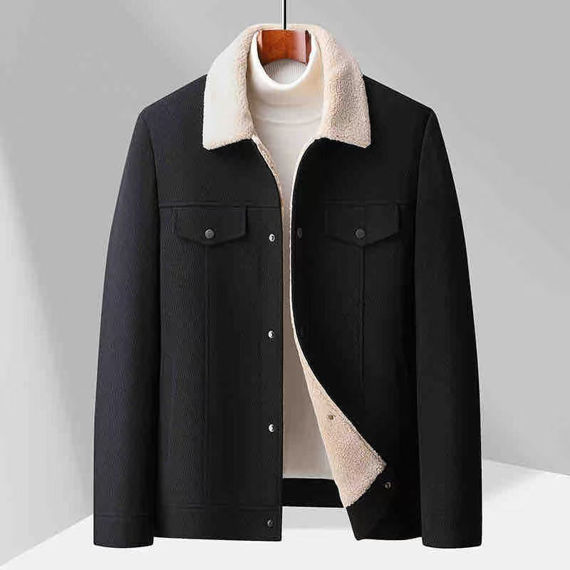 Lamb Wool Thickened Casual Fashion All-matching Coat