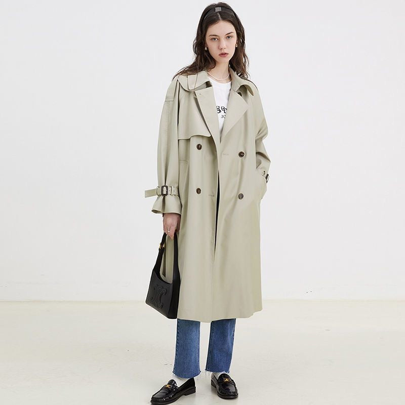 New Mid-length Trench Coat For Women