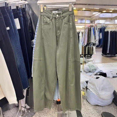 Loose Jeans Washed Banana Korean Style Baggy Pants Casual