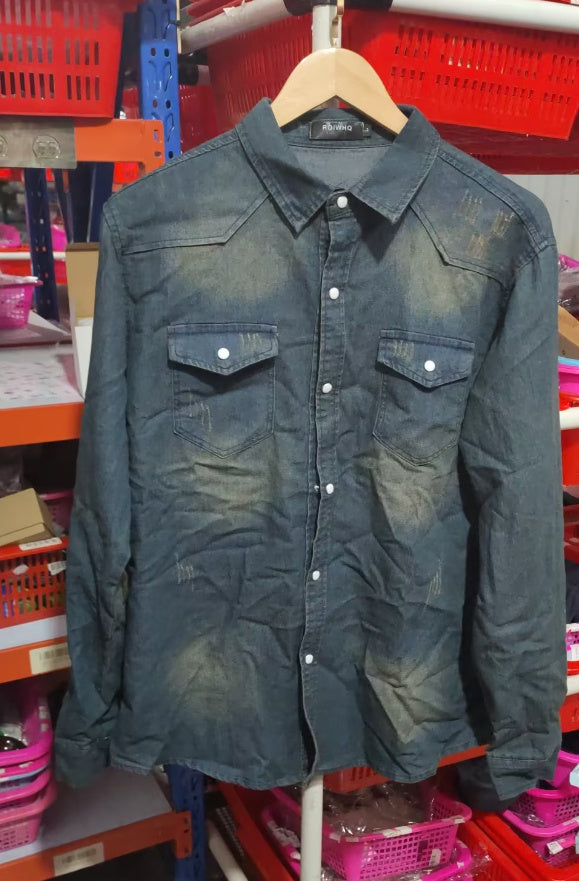 Men Shirt Brand Male Long Sleeve Shirts Casual