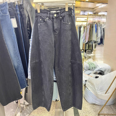 Loose Jeans Washed Banana Korean Style Baggy Pants Casual