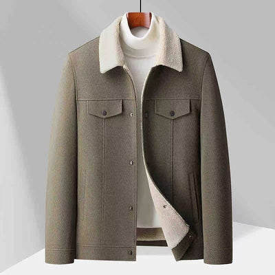 Lamb Wool Thickened Casual Fashion All-matching Coat