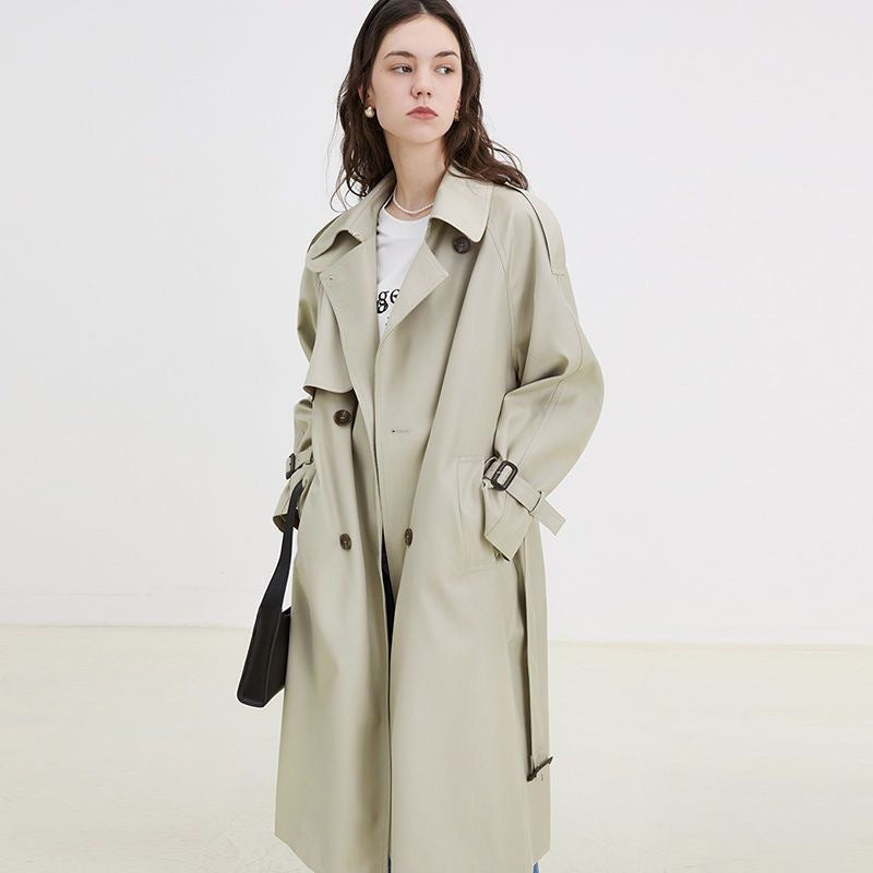 New Mid-length Trench Coat For Women