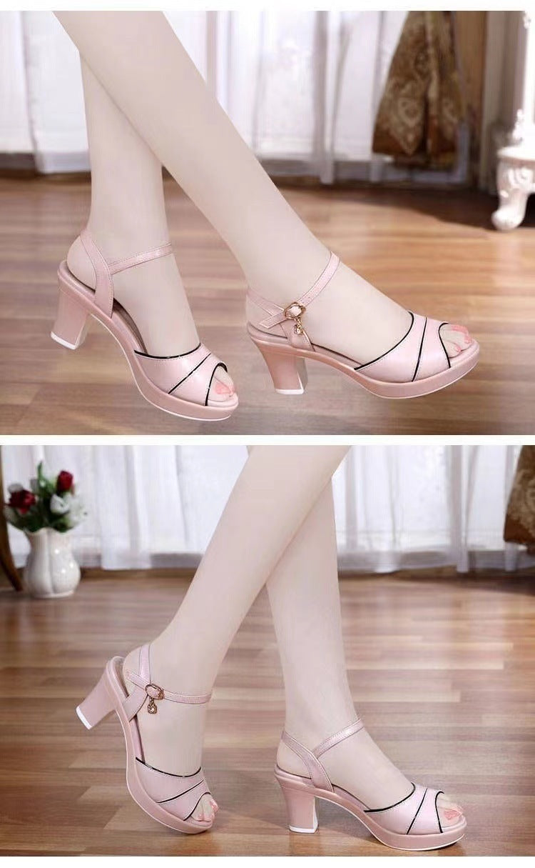 Summer New Women's Shoes Retro Ethnic Style