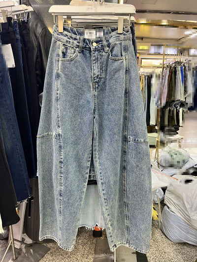 Loose Jeans Washed Banana Korean Style Baggy Pants Casual