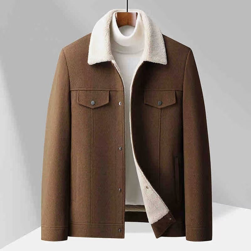 Lamb Wool Thickened Casual Fashion All-matching Coat