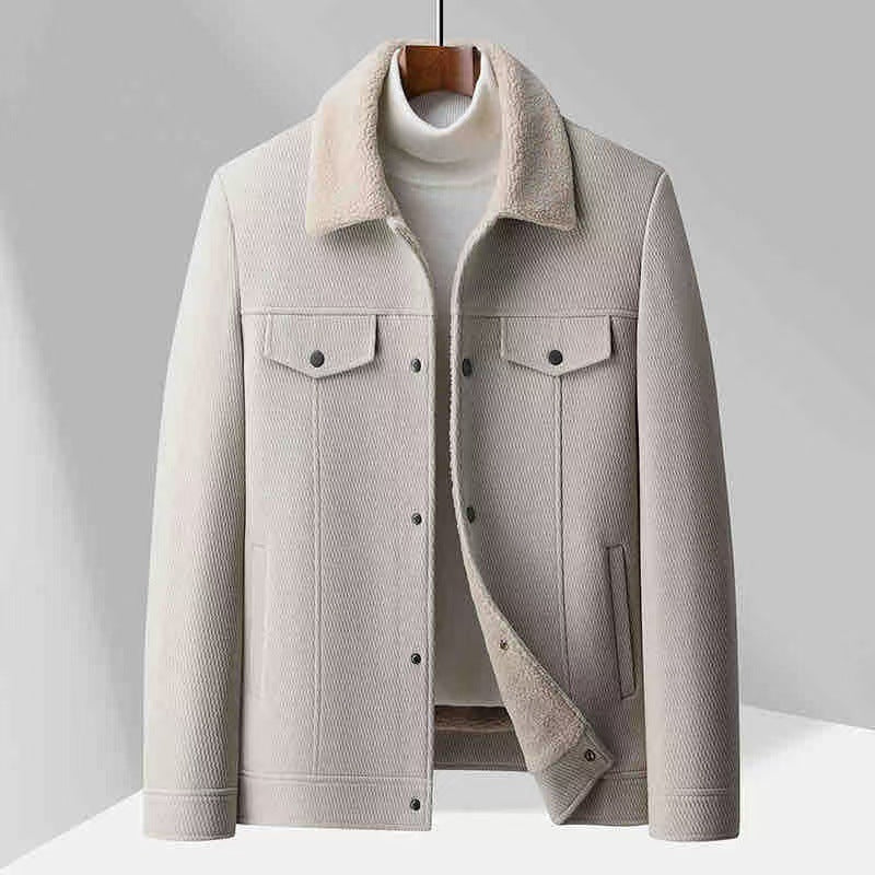 Lamb Wool Thickened Casual Fashion All-matching Coat