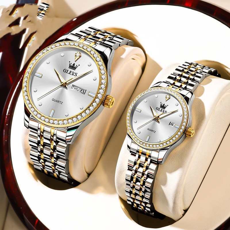 New Diamond-embedded Trendy Waterproof Watch